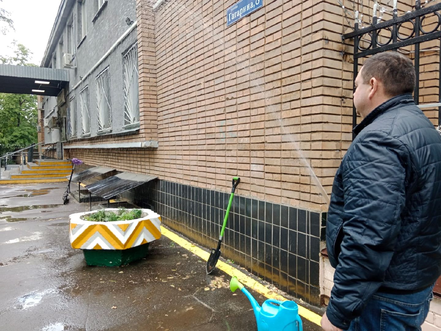 Город-сад, волонтёры, отдел, полиции, цветы