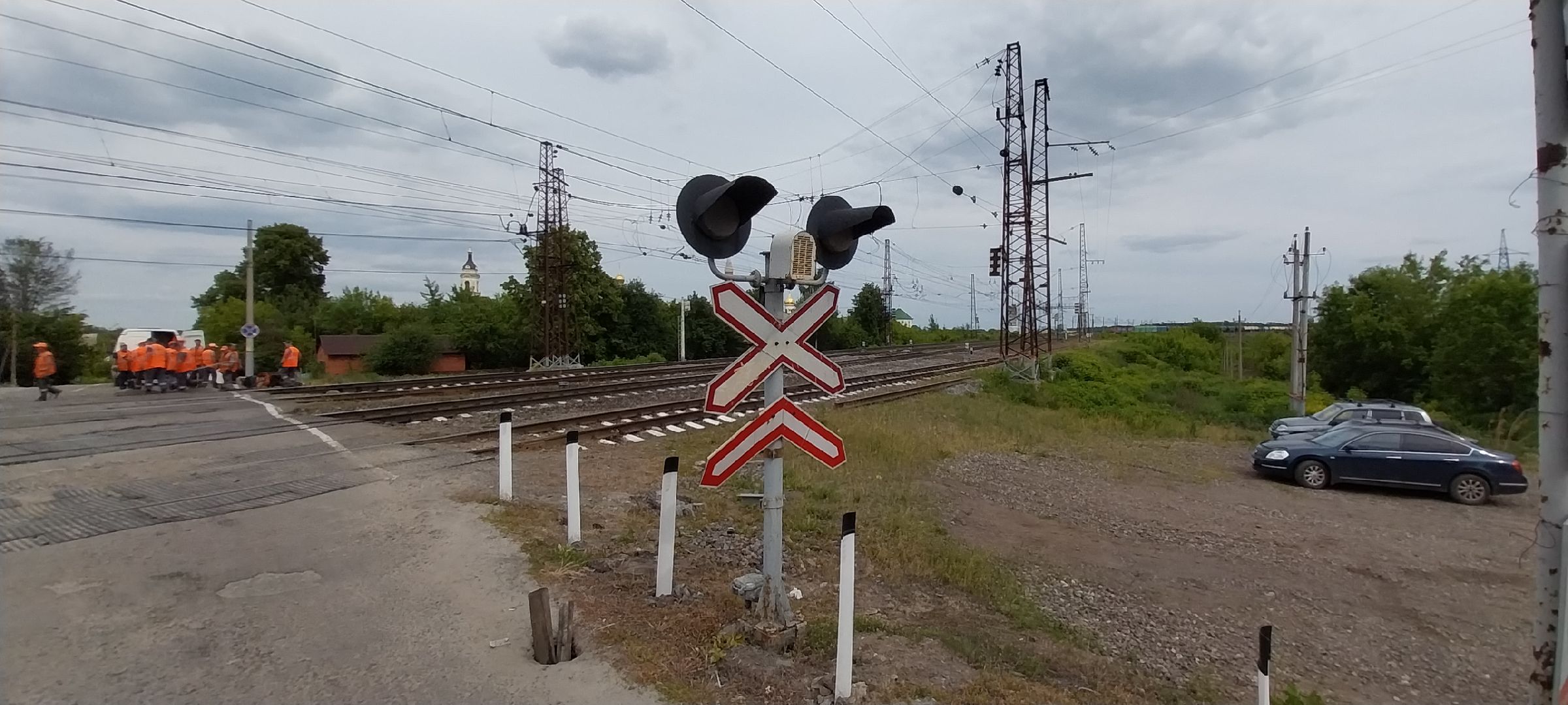 коломна, железнодорожный переезд, ремонт