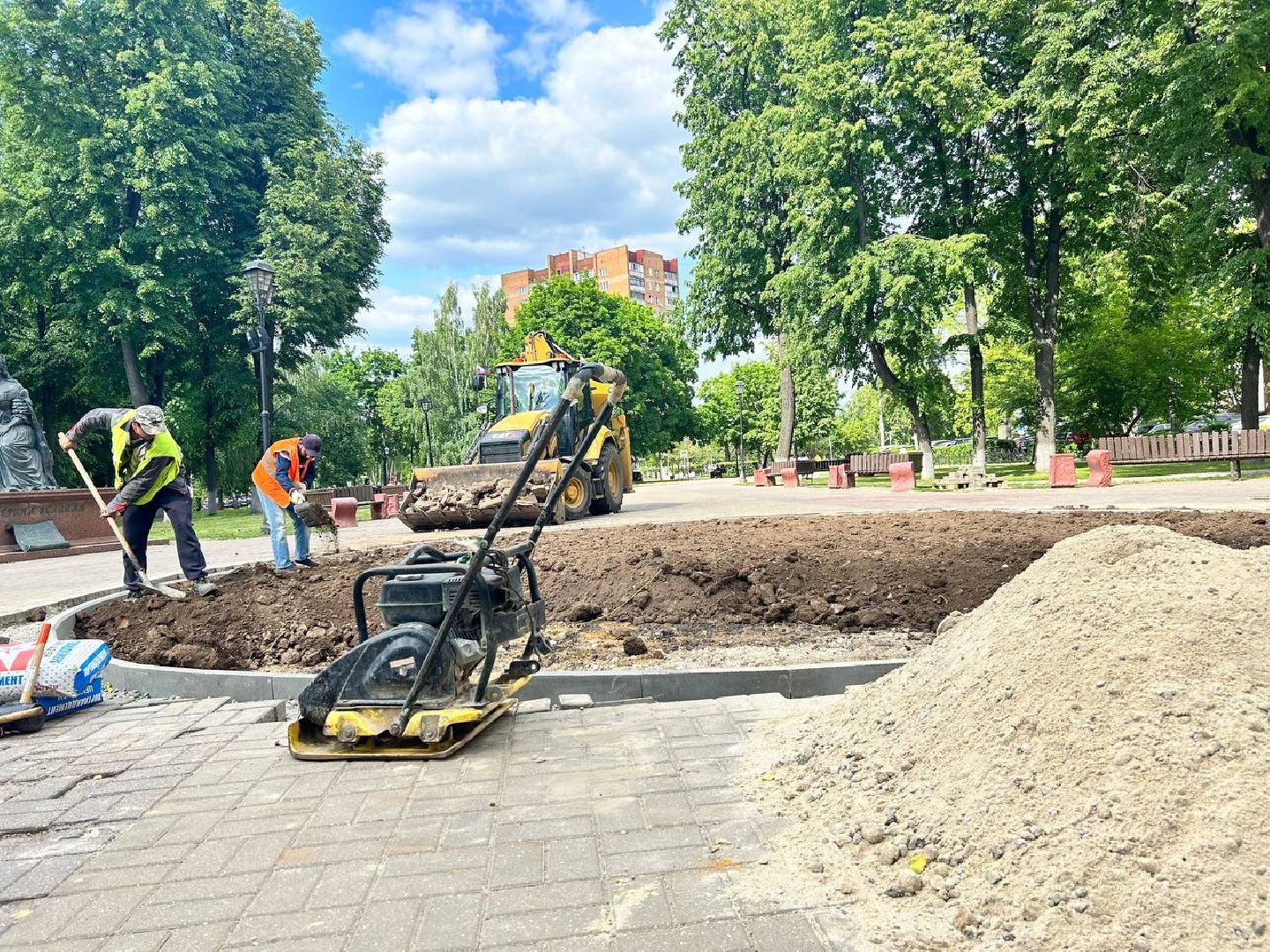 Подольск, сквер