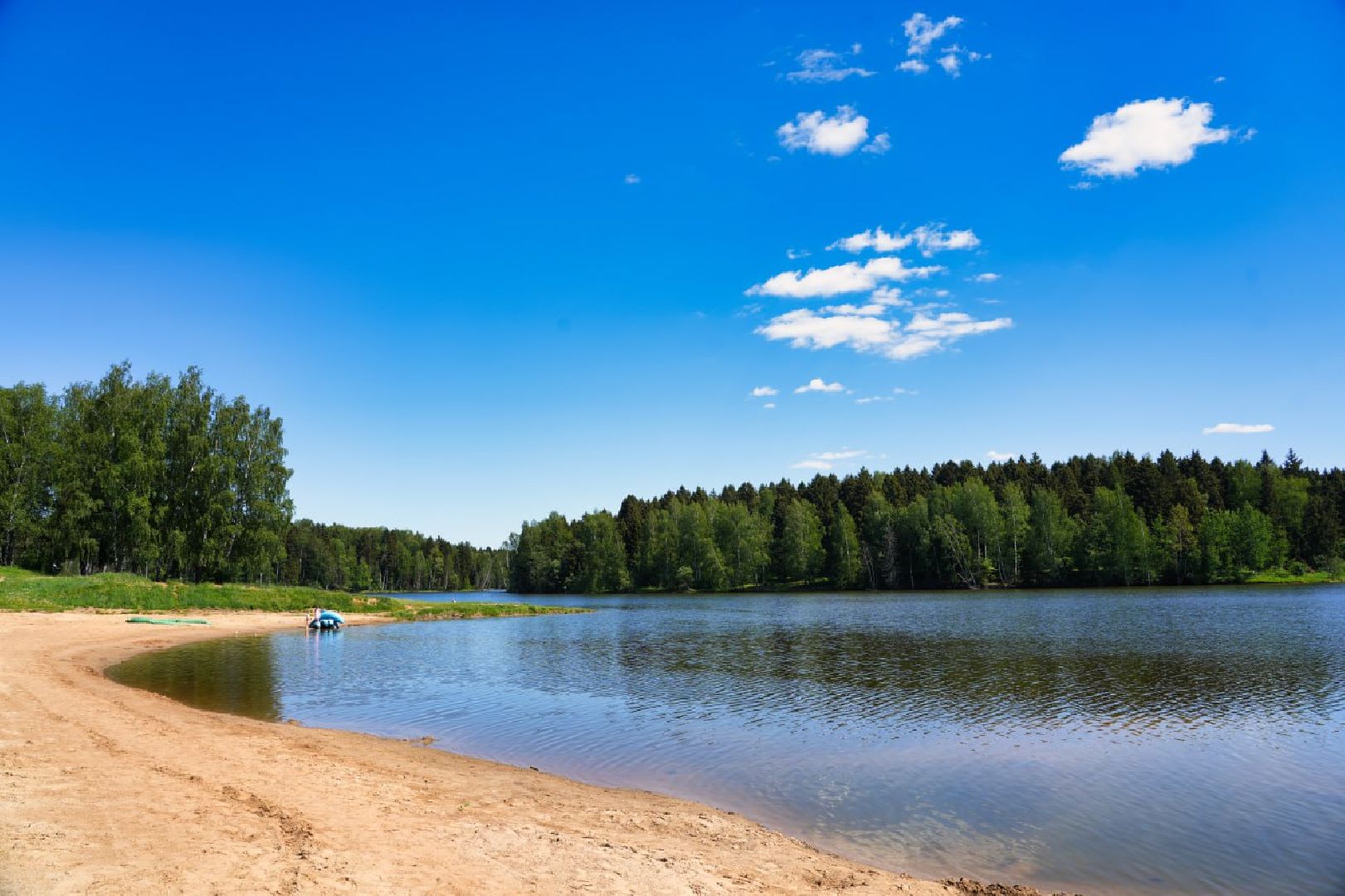 Сергиев Посад, Сергиево-Посадский городской округ, Лето, Пляжи, Водоемы, Благоустройство, Купание