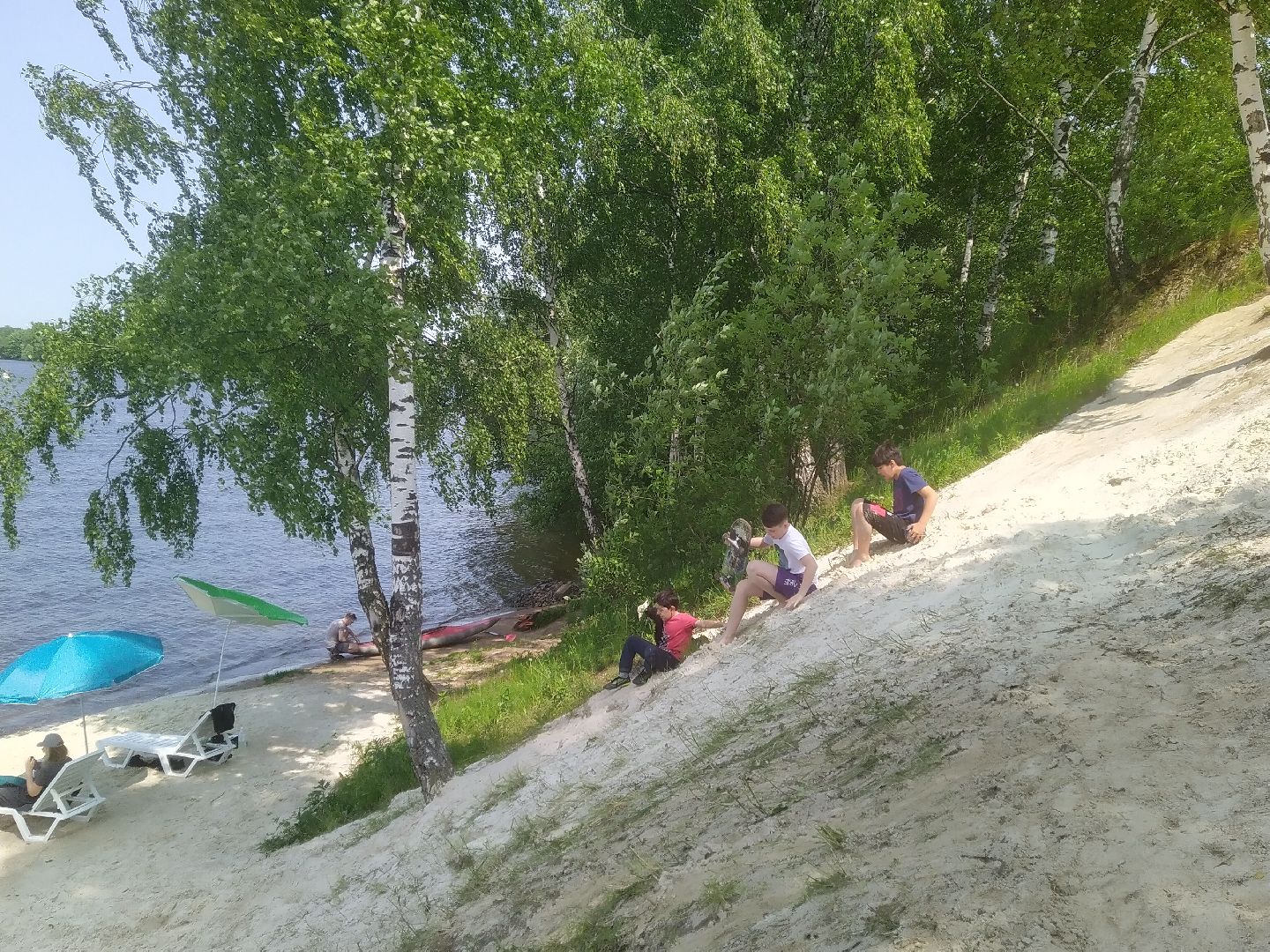 Долгопрудный, пляж, Новые Водники, парк Мысово, парки, буйки, спасатели