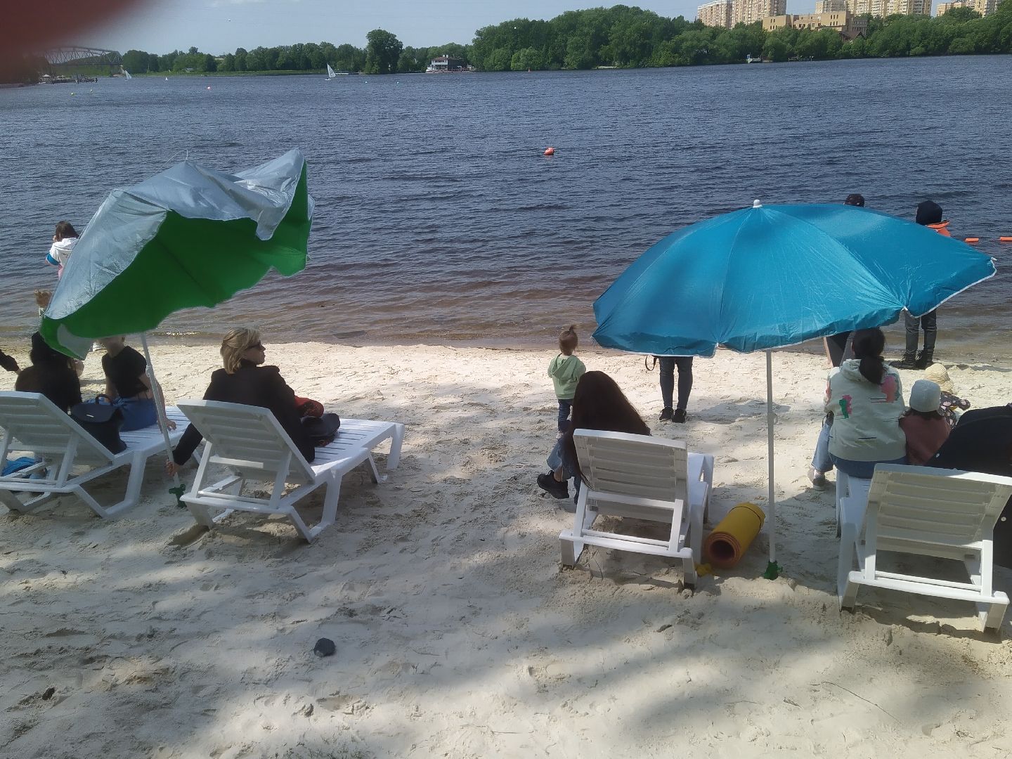 Долгопрудный, пляж, Новые Водники, парк Мысово, парки, буйки, спасатели