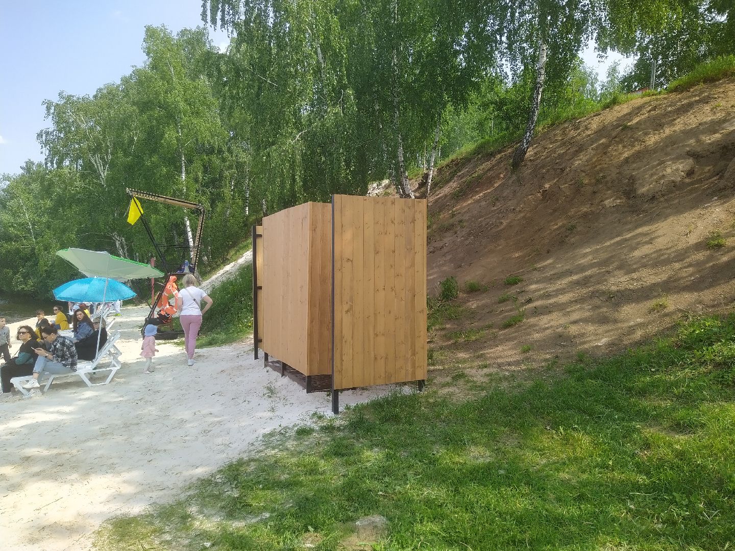 Долгопрудный, пляж, Новые Водники, парк Мысово, парки, буйки, спасатели