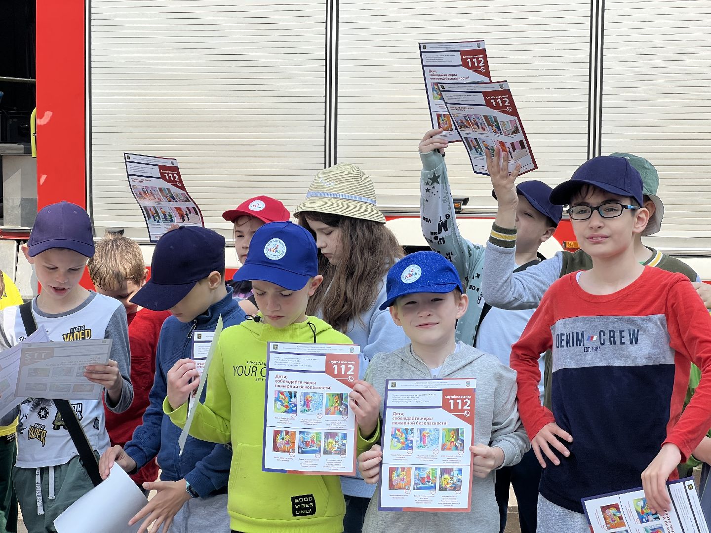 Химки, школьный лагерь, пожарные, МЧС, противопожарная безопасность