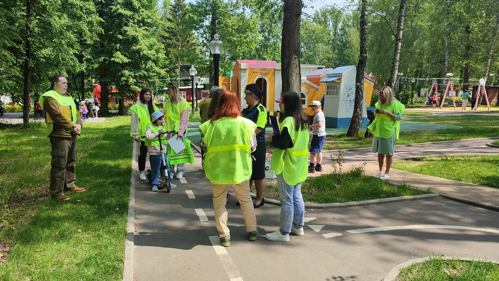 Кашира, день защиты детей, парк, квест, ПДД