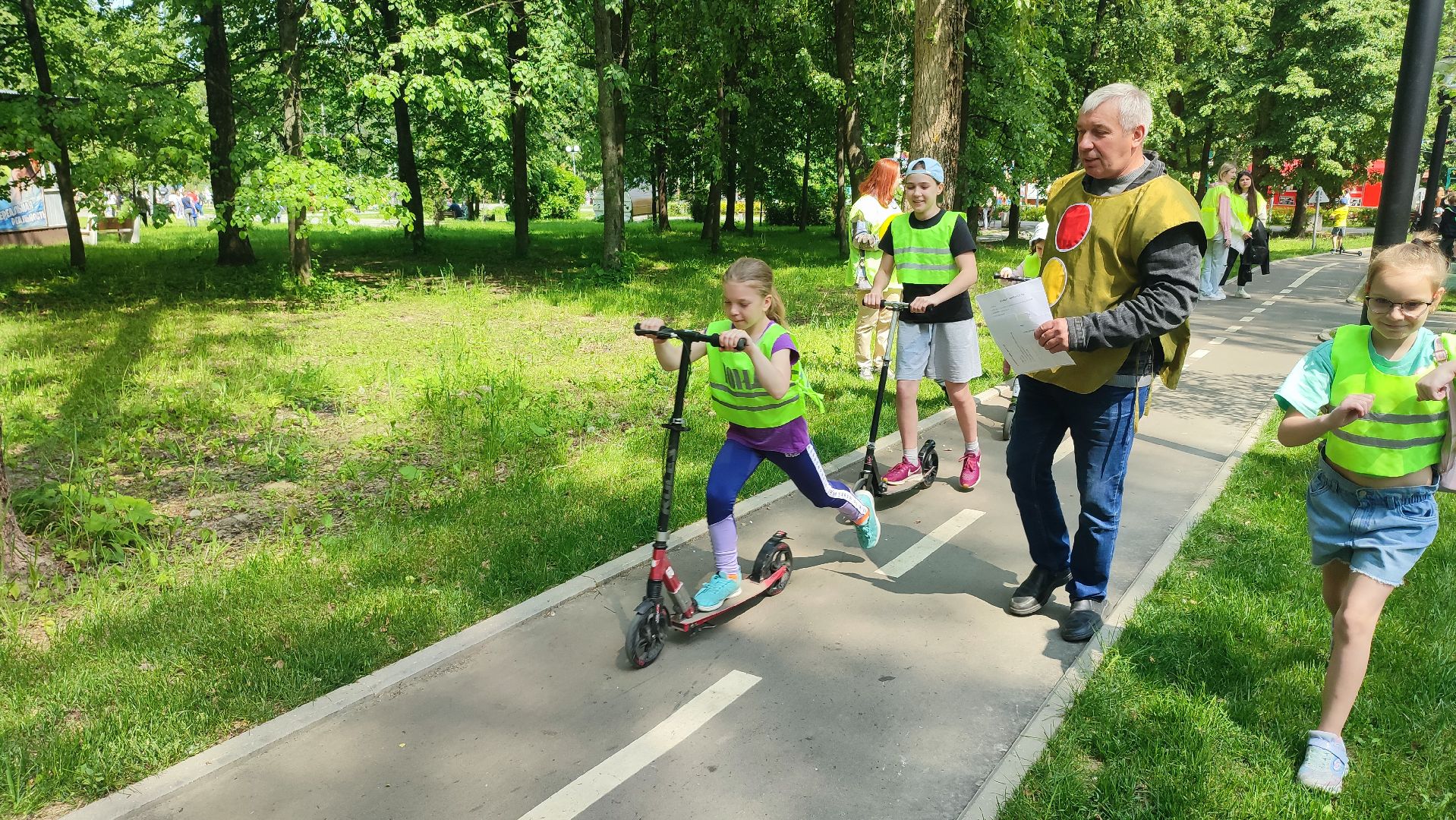 Кашира, день защиты детей, парк, квест, ПДД
