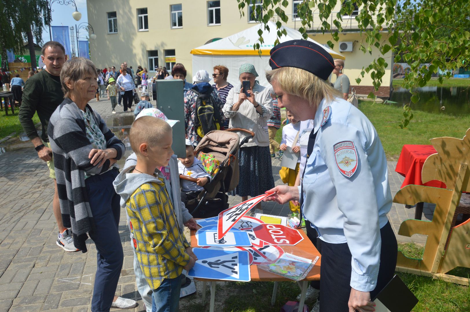 Шатура, ГИБДД, праздник, День Защиты Детей. парк
