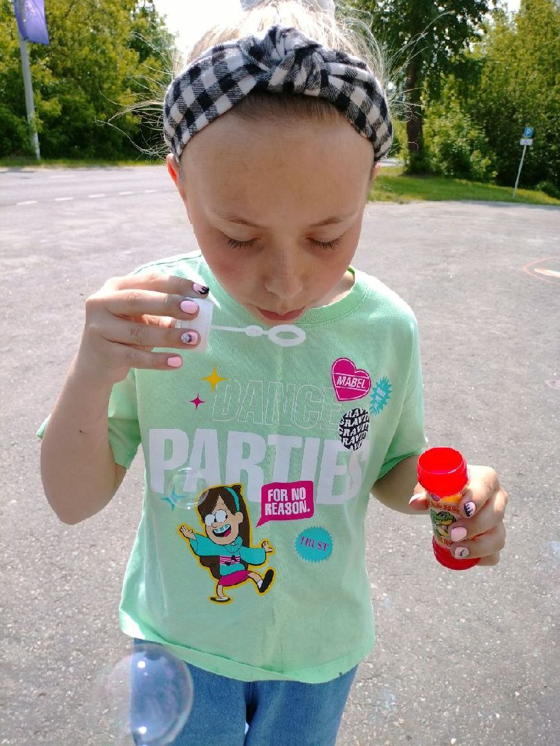 Шатура, Керва, ДК, рисунке на асфальте, Защита Детей