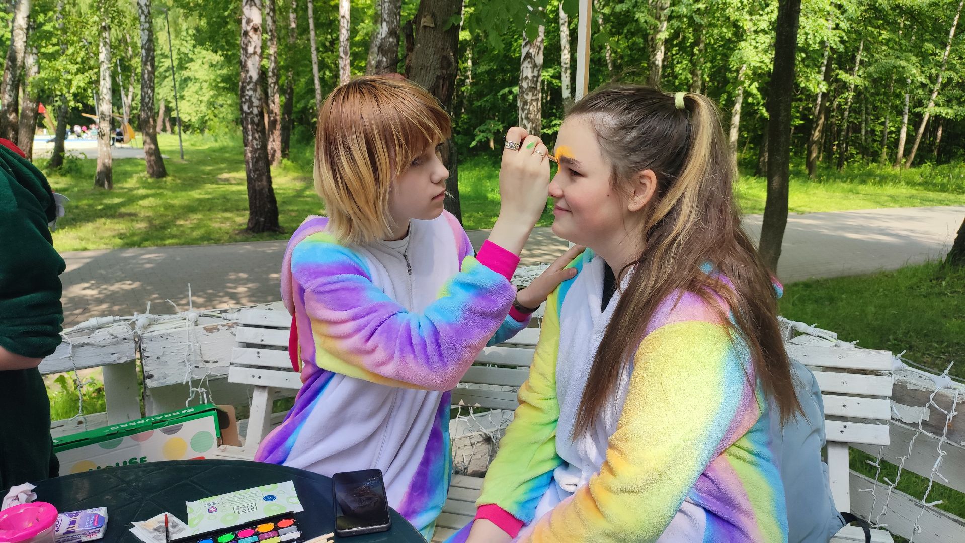 Кашира, парк, праздник, аквагрим, волонтёры