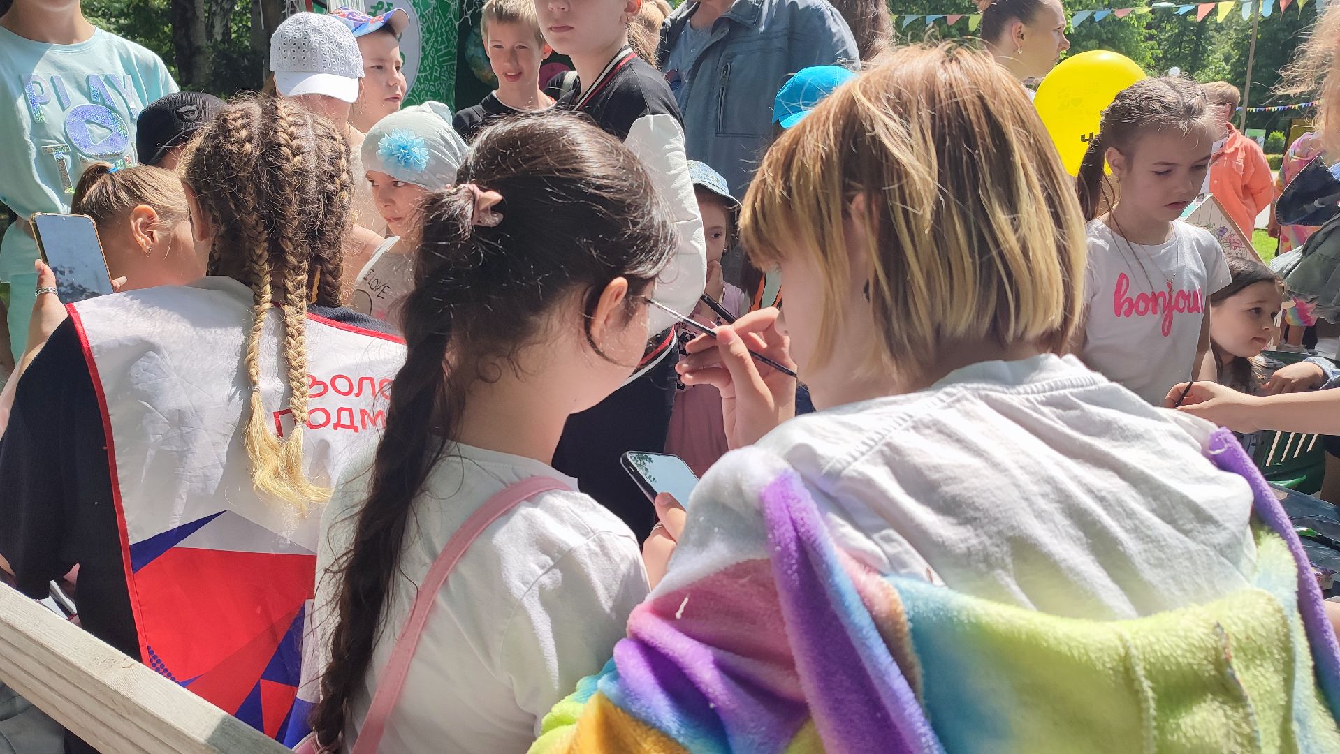 Кашира, парк, праздник, аквагрим, волонтёры