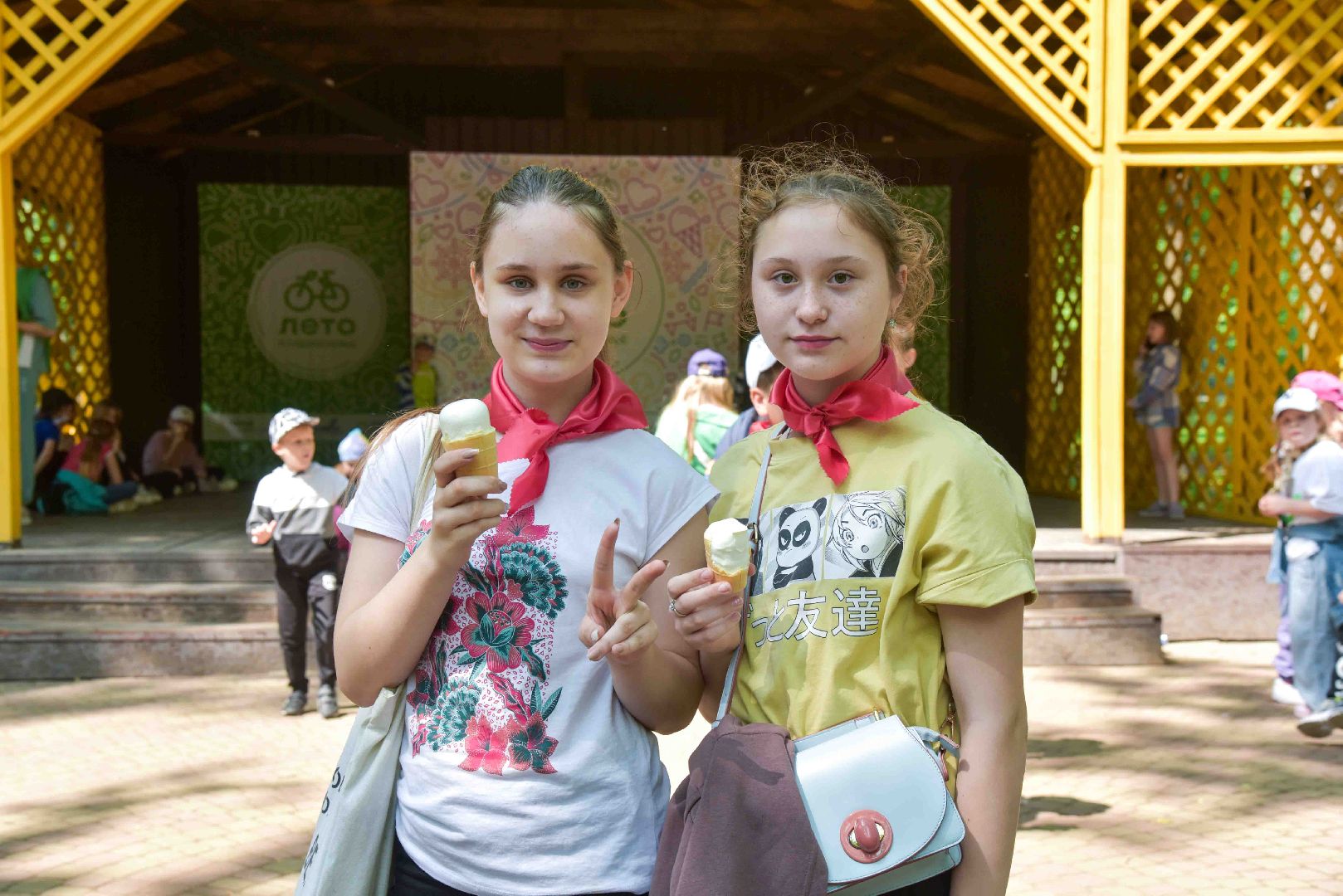 Химки, дети, праздник, мороженое