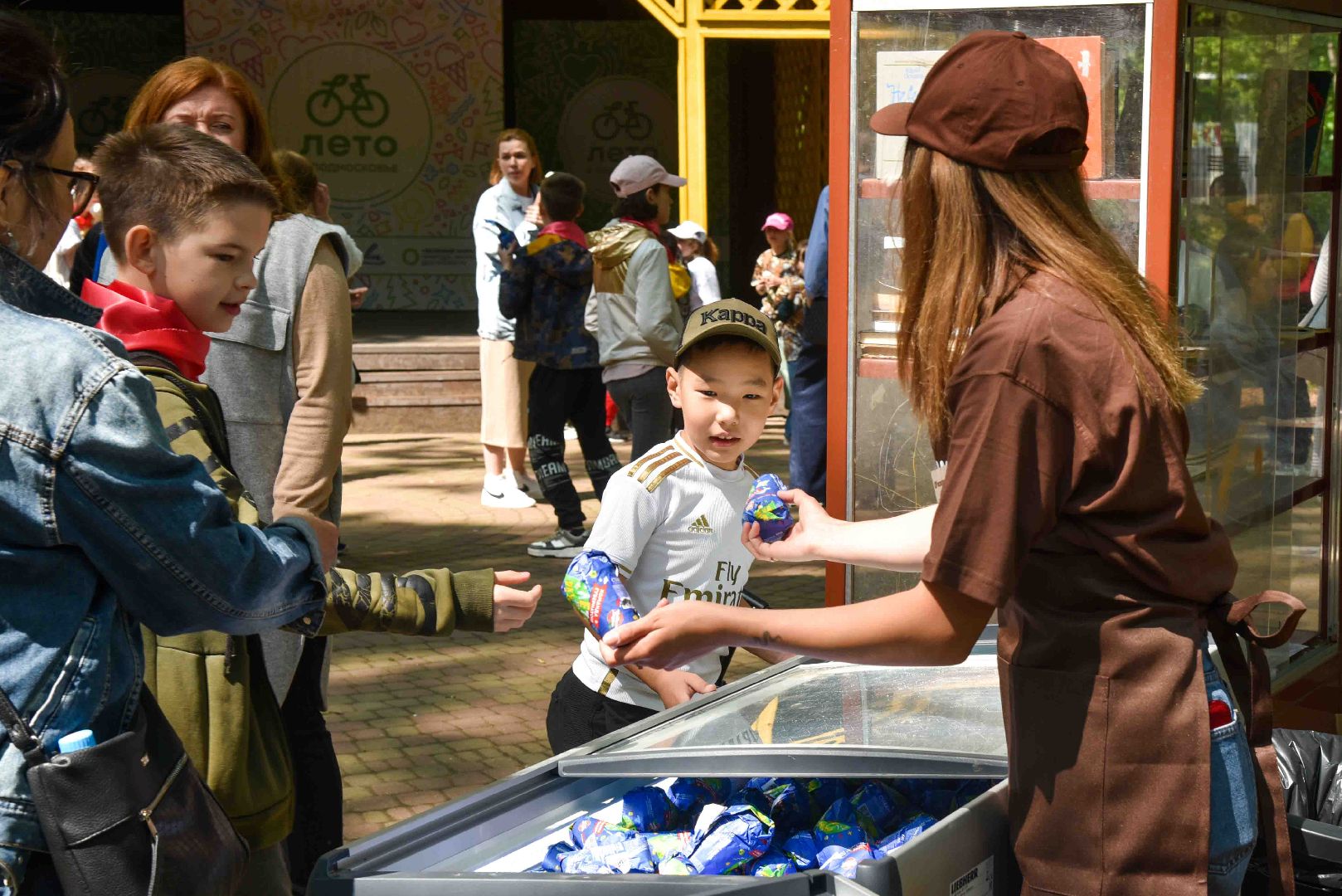 Химки, дети, праздник, мороженое