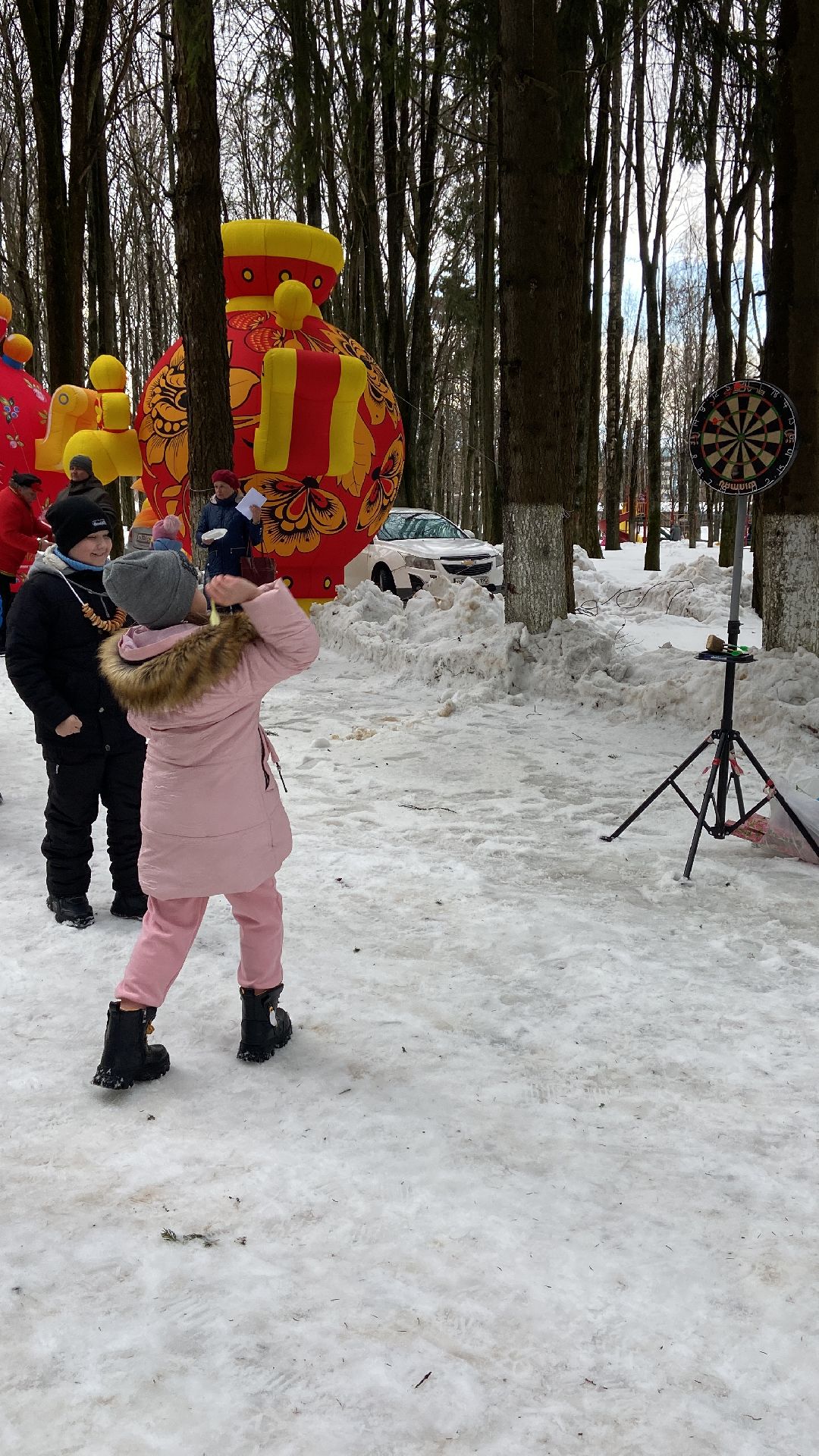 Волоколамск, культура, парк, Масленица, выступление, артисты, Зима в Подмосковье, концерт