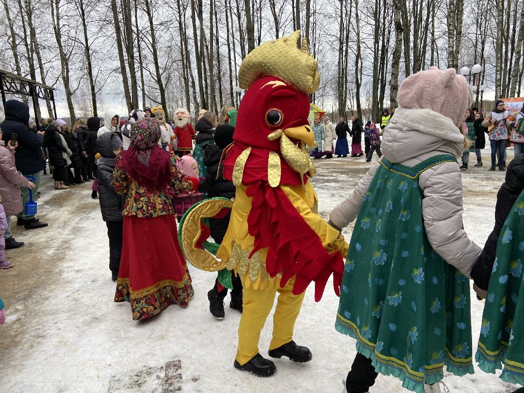 Волоколамск, культура, парк, Масленица, выступление, артисты, Зима в Подмосковье, концерт