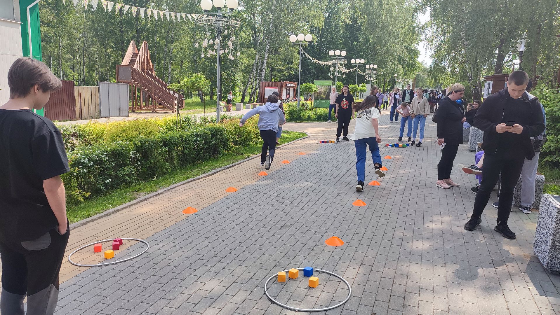 Кашира, парк, праздник, танцы, Джига-Дрыга