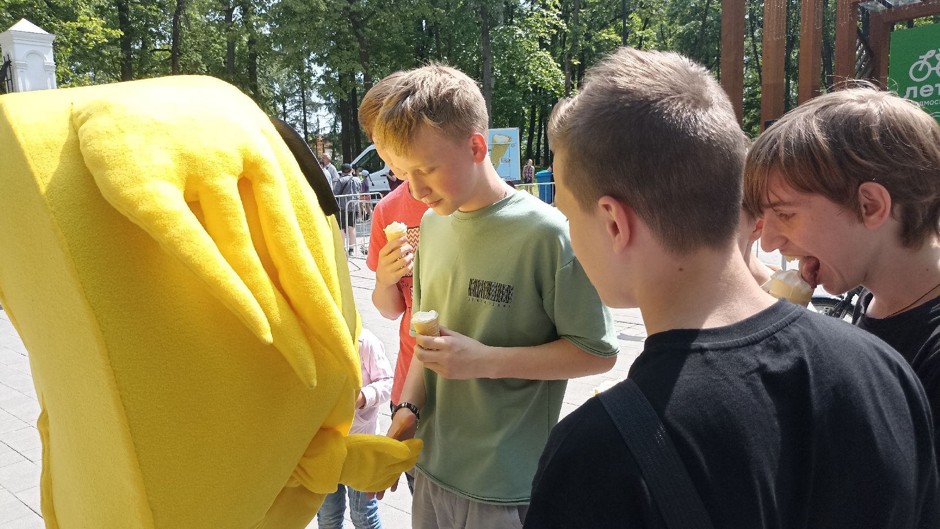 Серпухов, Подмосковье, дети, праздник, мороженое, лето