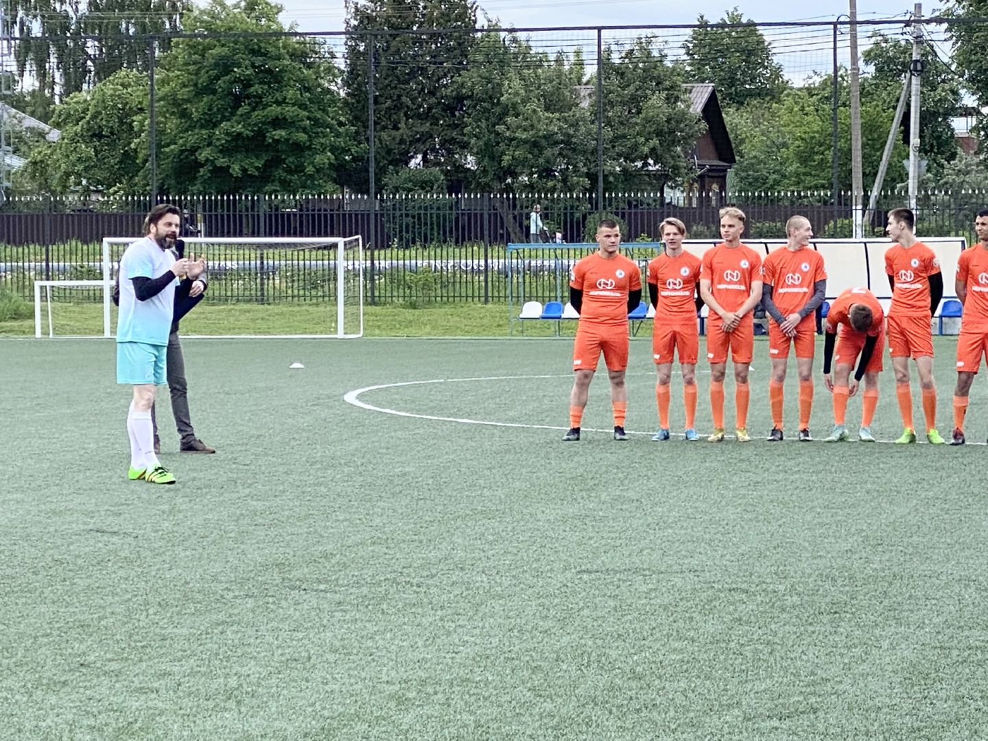 Домодедово, футбольный матч, Отцы Подмосковья, спорт, футбол