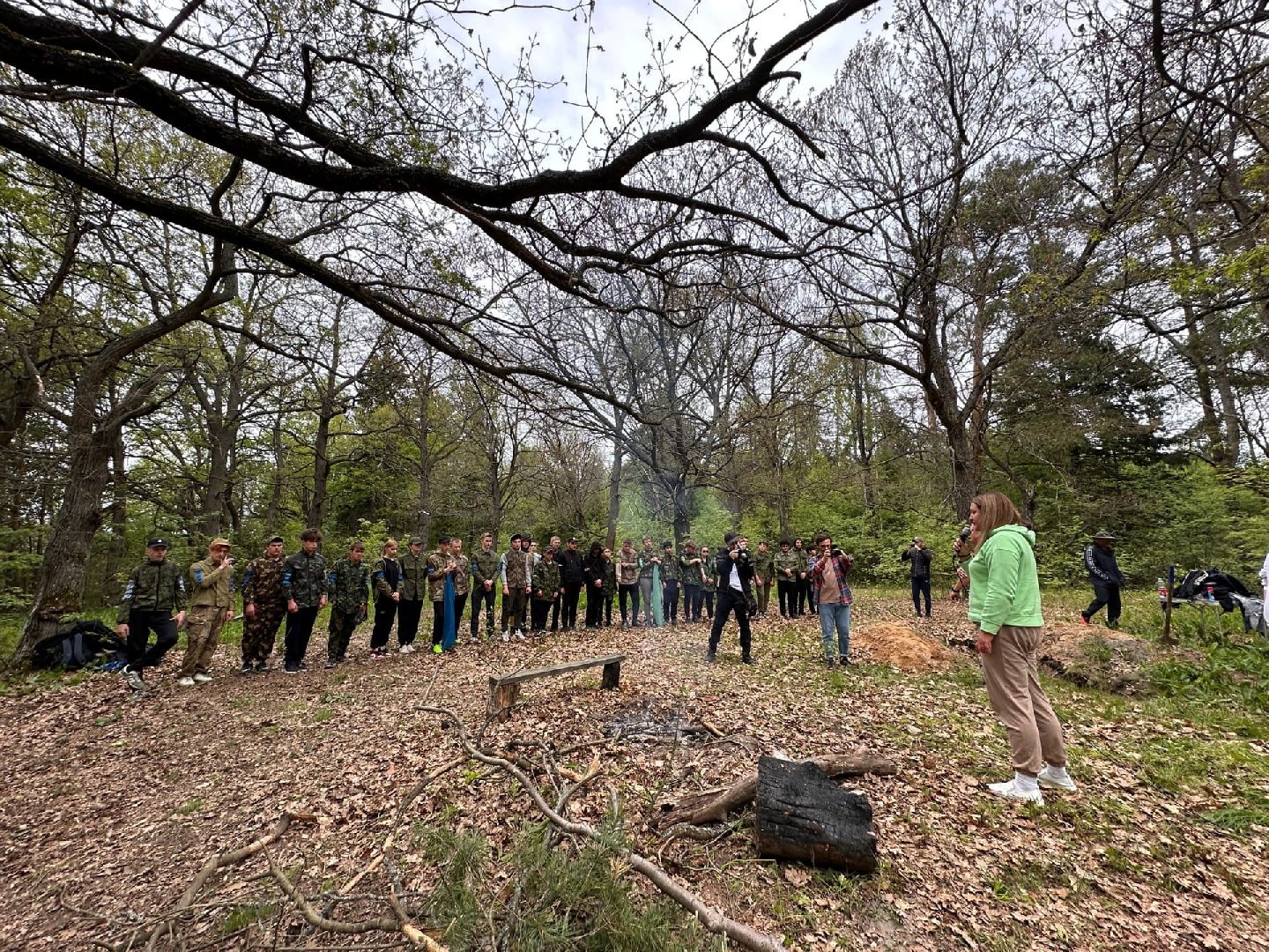 Шатура, награждение, захват флага, парк