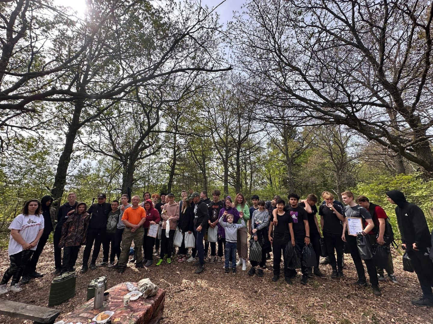 Шатура, награждение, захват флага, парк