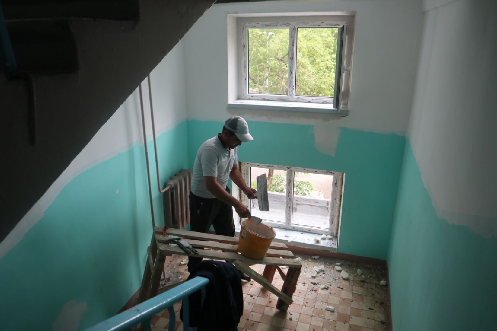 Пущино, ремонт подъездов