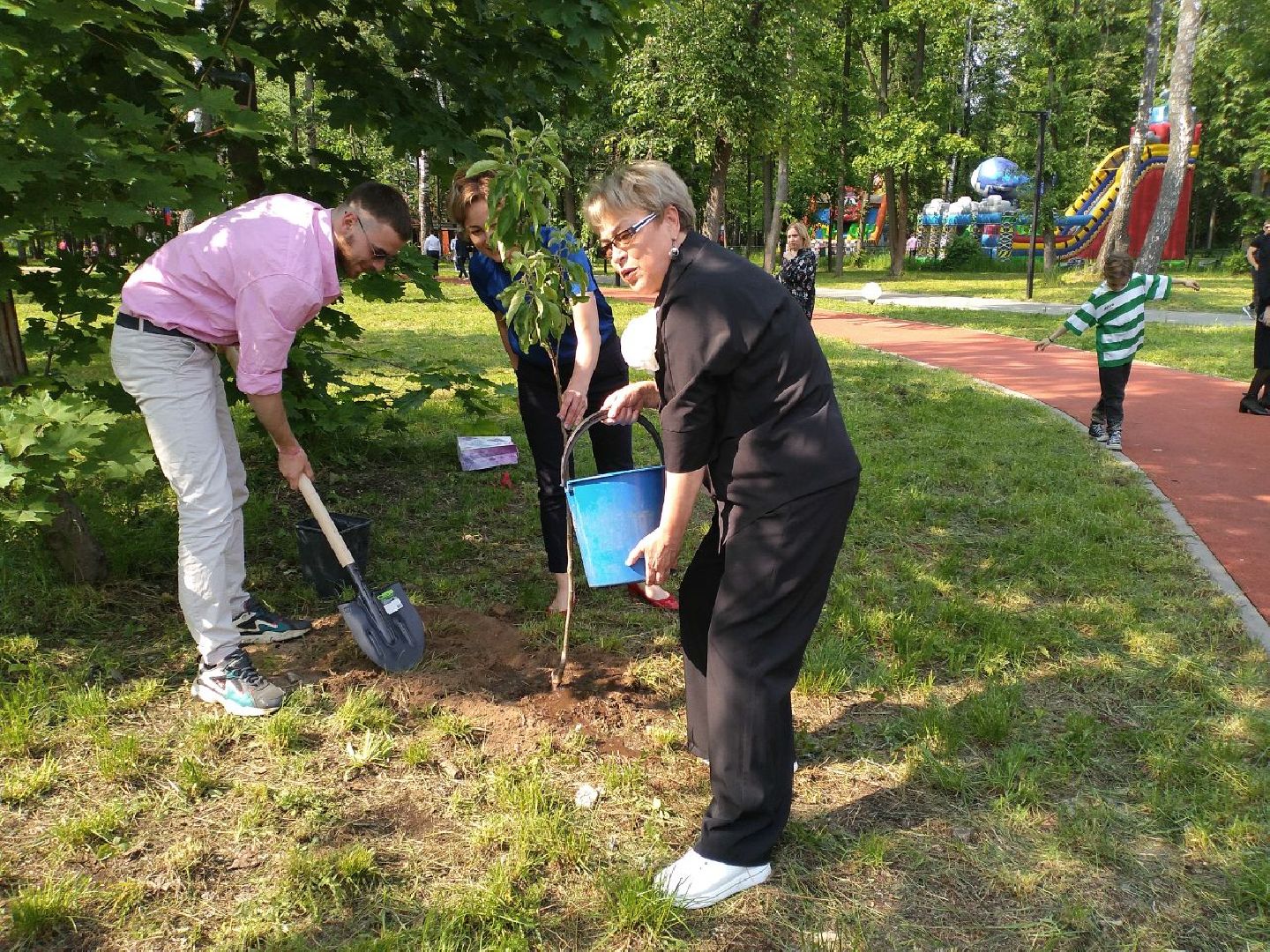 детская школа искусств, парк, дети, выпускники, Лосино-Петровский