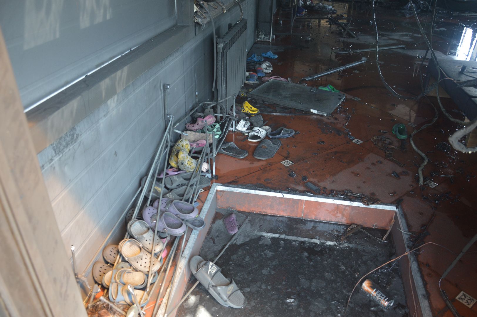 Шатура, ЧП, пожар, сгорел автосервис.