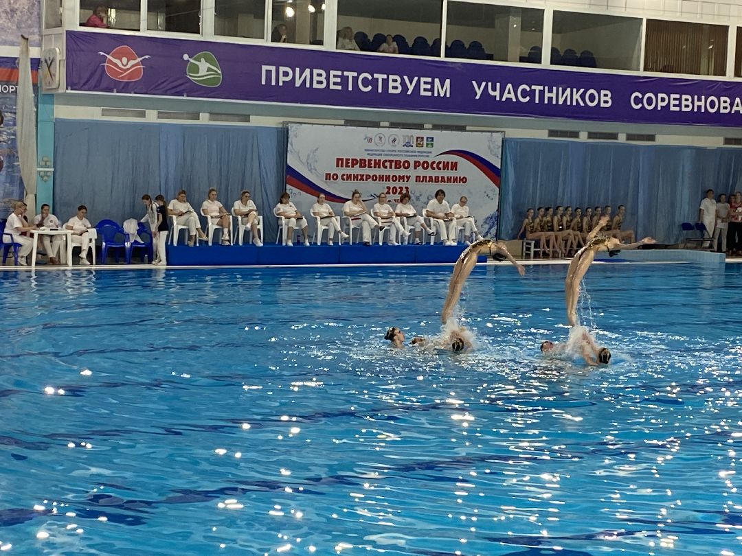 Синхронное плавание, Первенство России, детский спорт, Чехов
