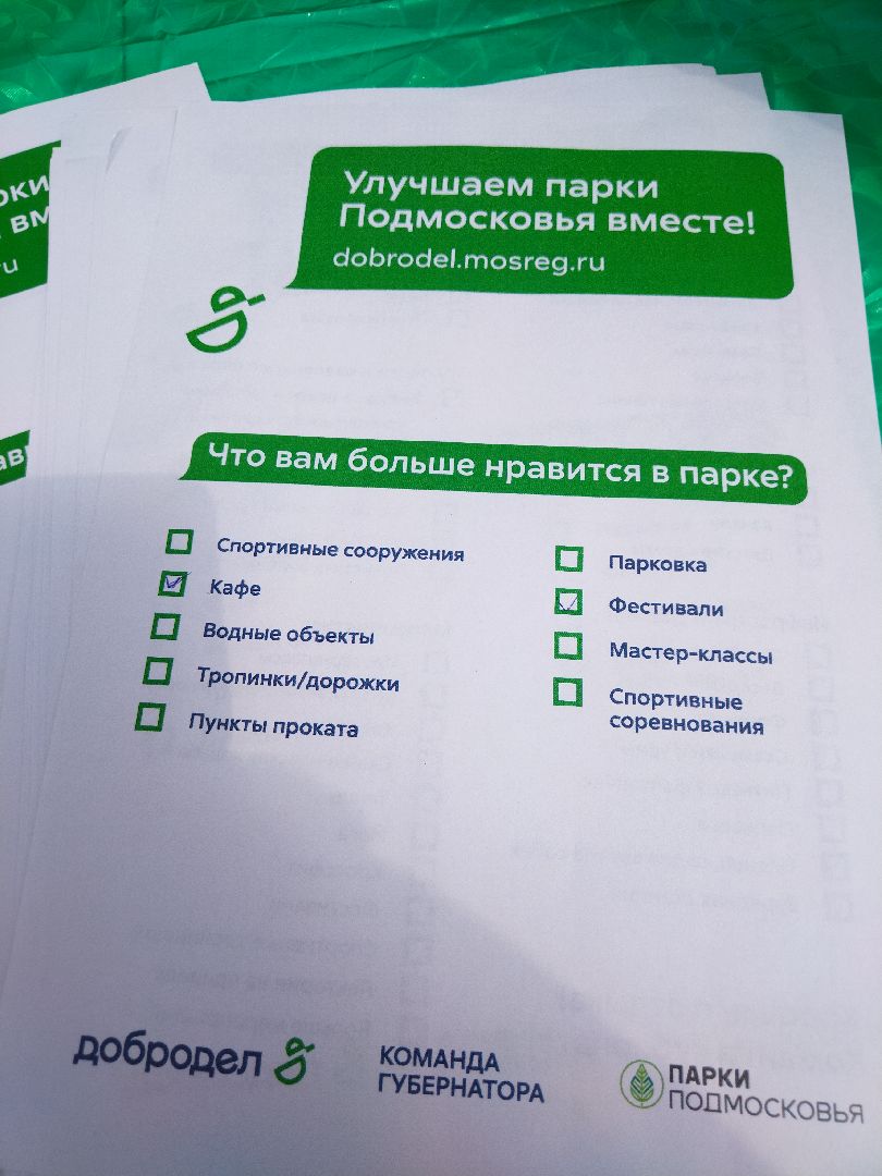 Парки, благоустройство, Мытищи, парковое голосование