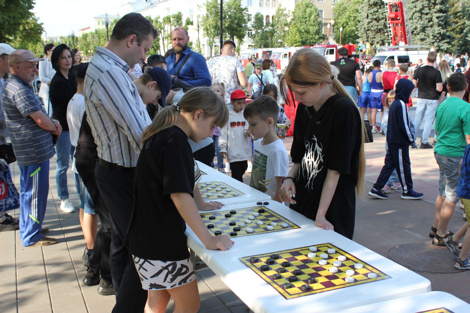 Ступино, День защиты детей, шашки