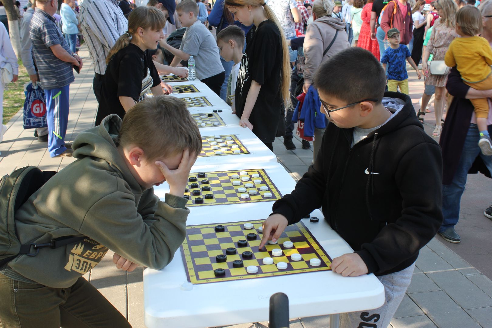 Ступино, День защиты детей, шашки