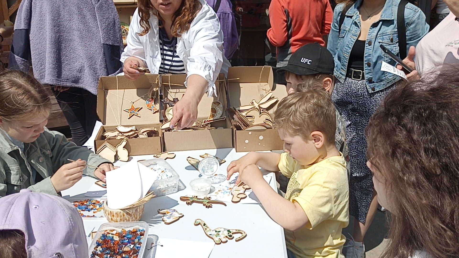 Серпухов, Подмосковье, дети, парк, лето, мастеркласс