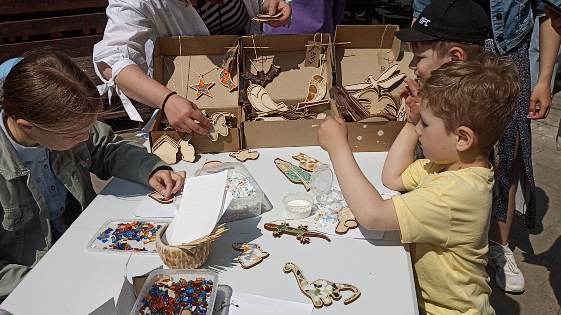 Серпухов, Подмосковье, дети, парк, лето, мастеркласс