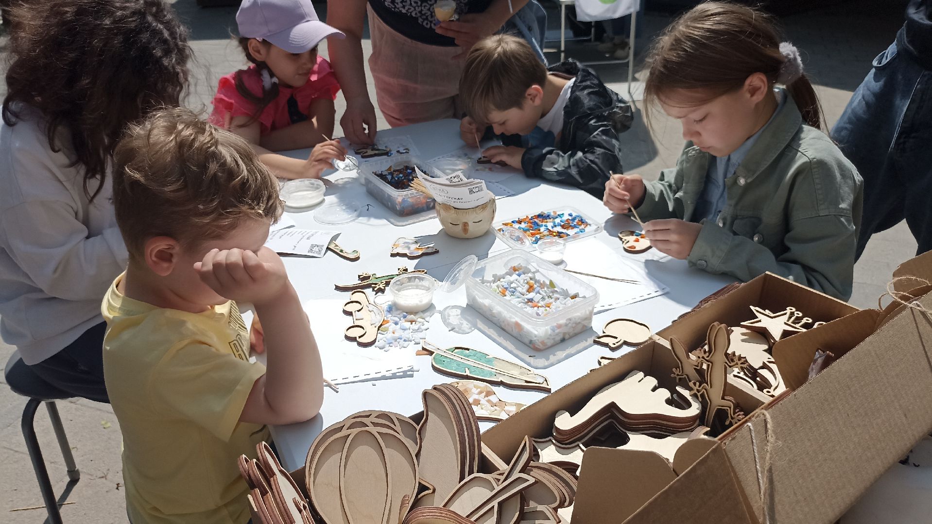 Серпухов, Подмосковье, дети, парк, лето, мастеркласс