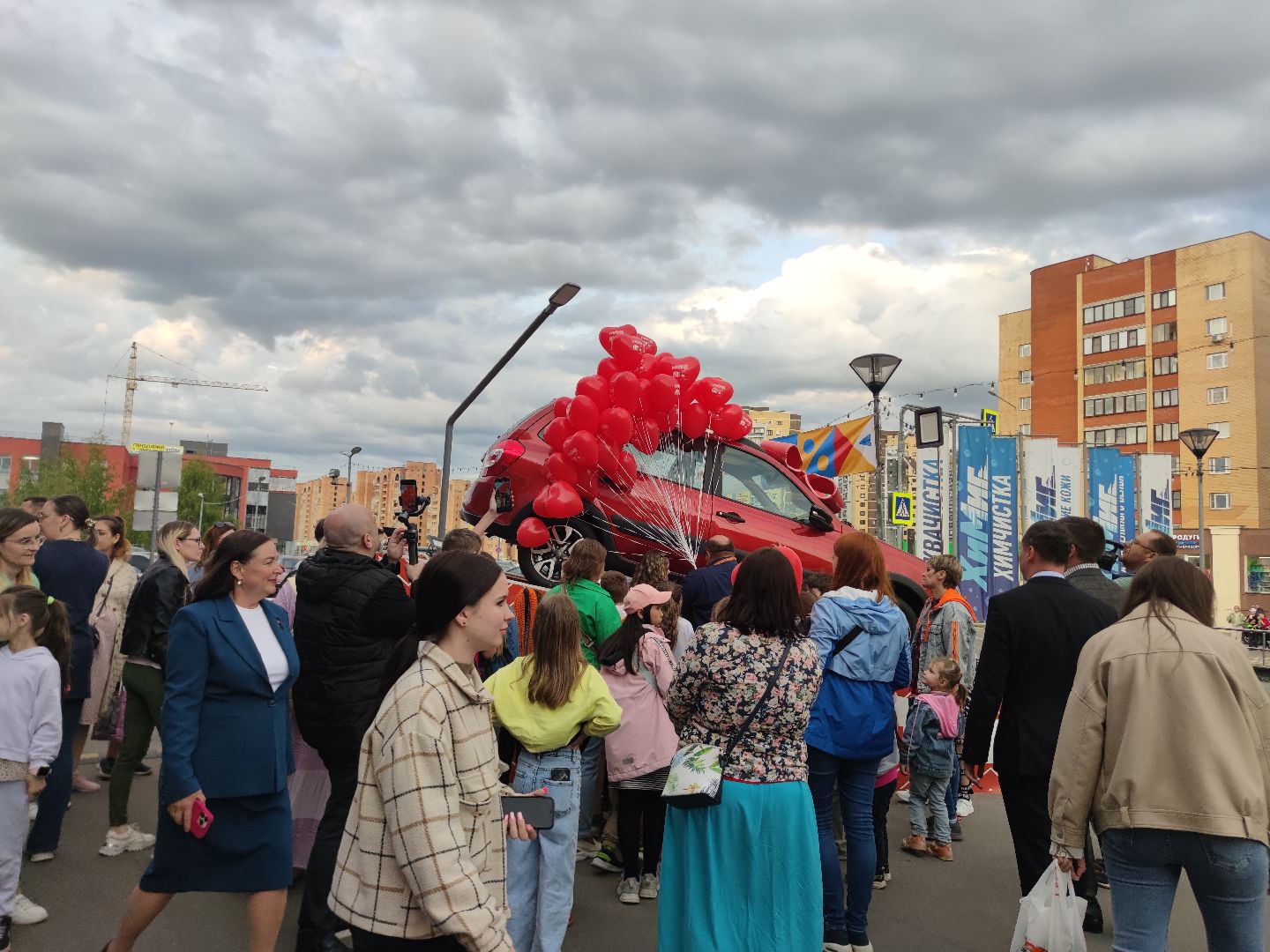 Воздушные шары, благотворительная акция, ТРК Маяк, Дубна