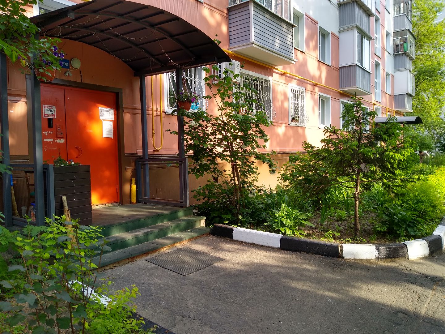 Раменское, благоустройство, палисадник, цветущий пень