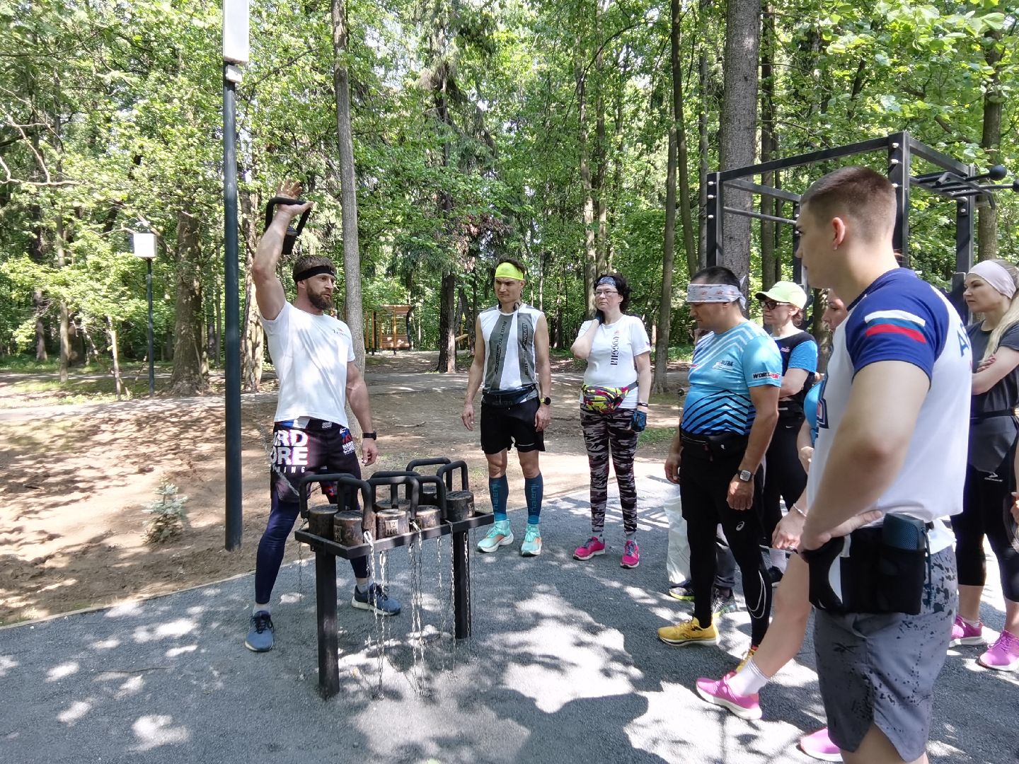 Балашиха, Ольгинский лесопарк, микрорайон Новое Павлино, Троянцы, спорт, патриотизм, пробежки, йога, тренировки в Ольгинском лесопарке