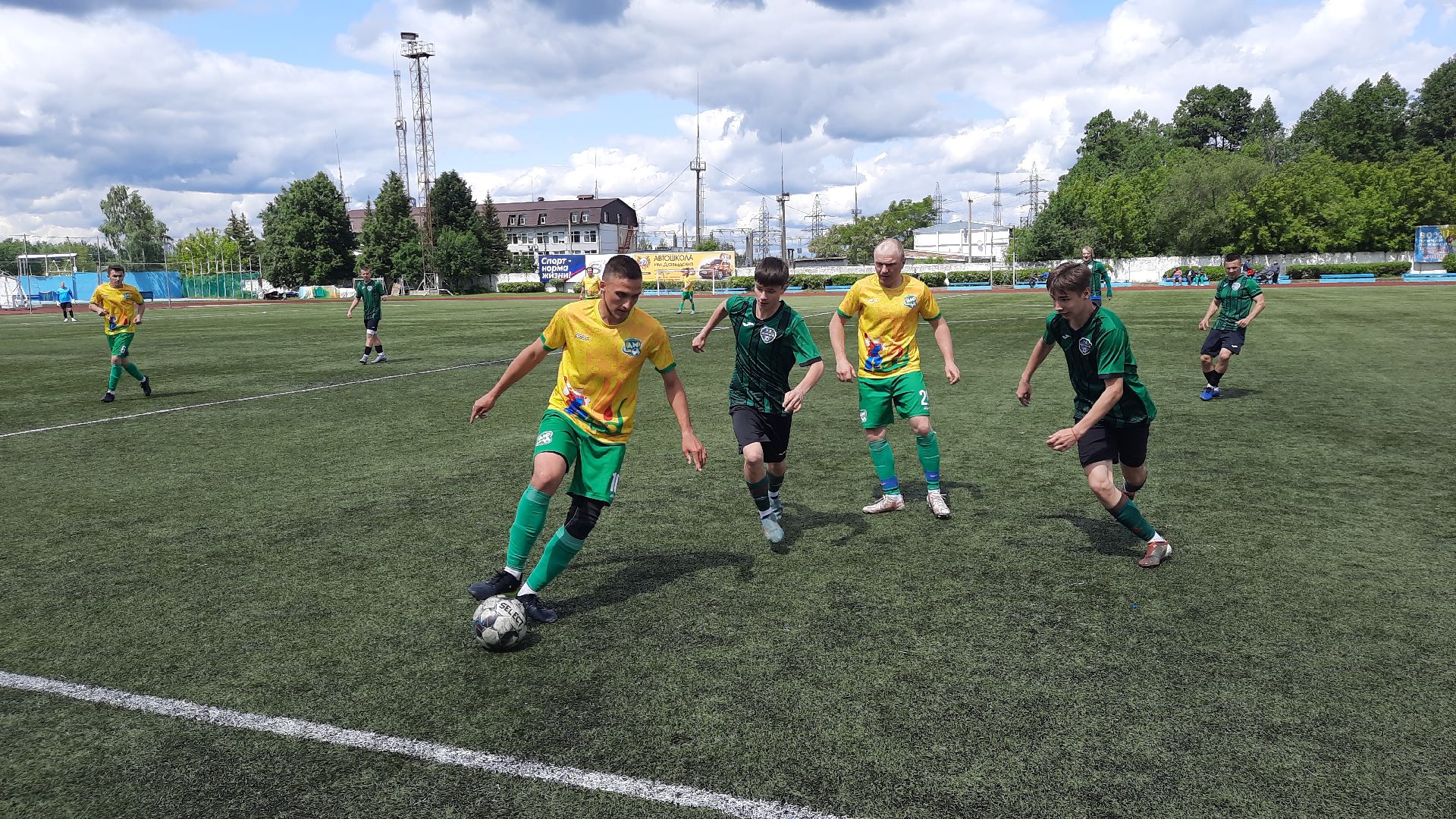 Шатура, спорт, футбол, Энергия, стадион, Данила-Мастер, НеоФарм