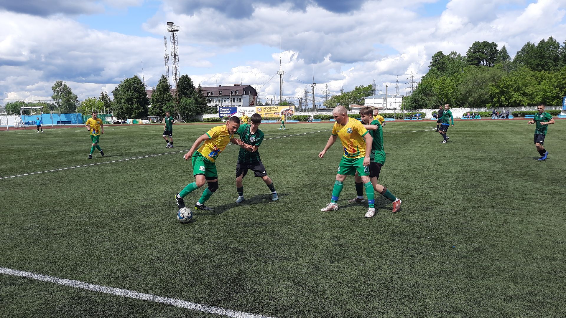 Шатура, спорт, футбол, Энергия, стадион, Данила-Мастер, НеоФарм