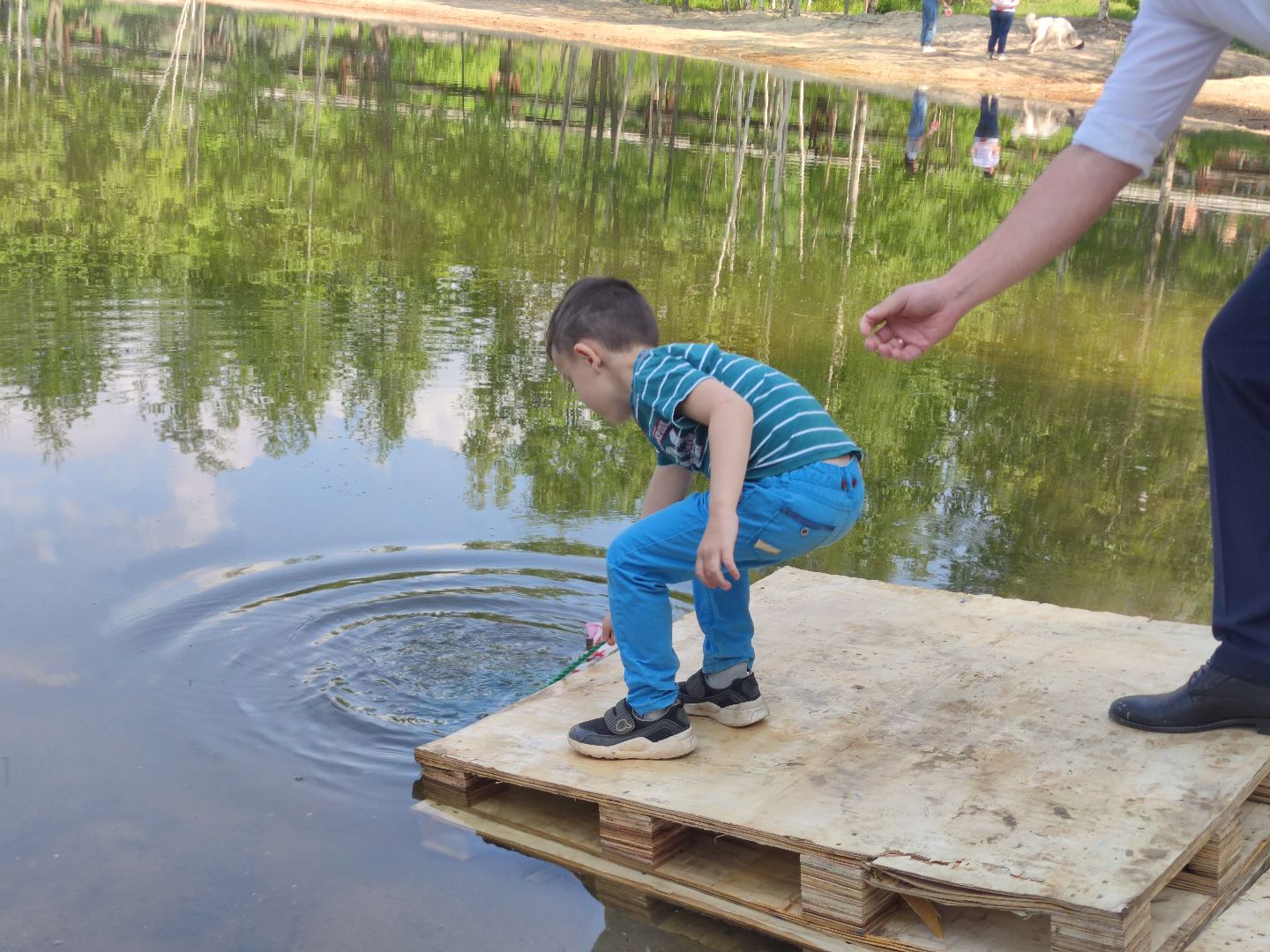 Губернаторская программа, зарыбление пруда, экологическая акция, Дубна