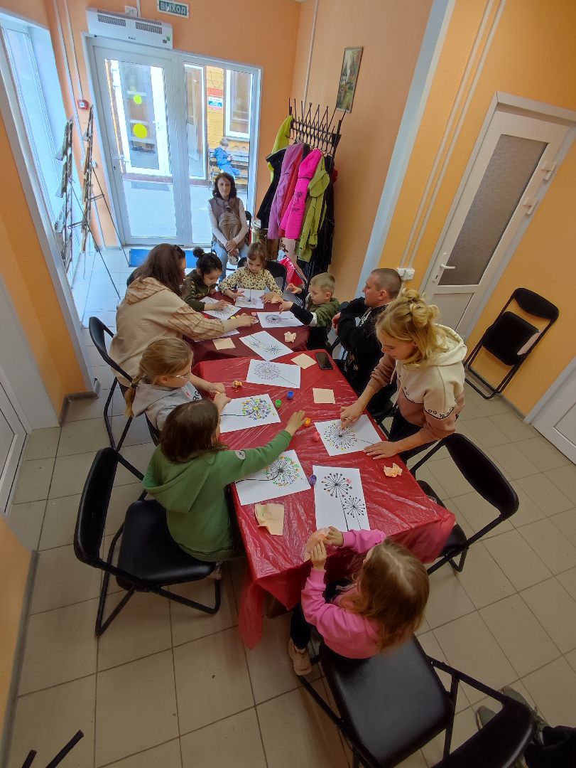 #мастеркласс, #талдом, #паркпобеды, #рисование, #пальчиковыекраски, #одуванчики