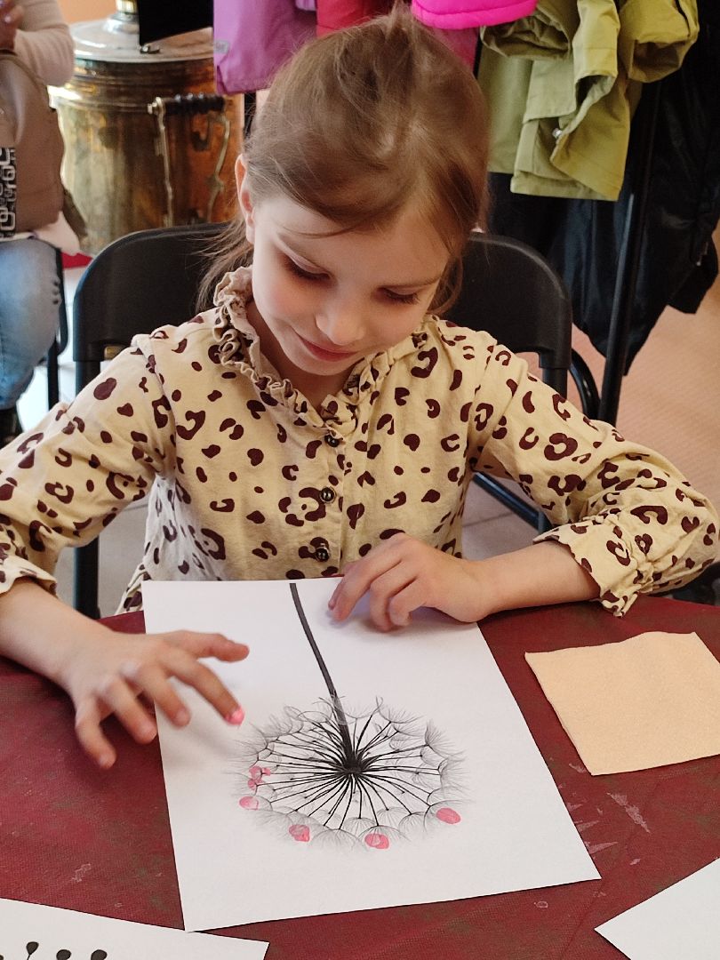 #мастеркласс, #талдом, #паркпобеды, #рисование, #пальчиковыекраски, #одуванчики