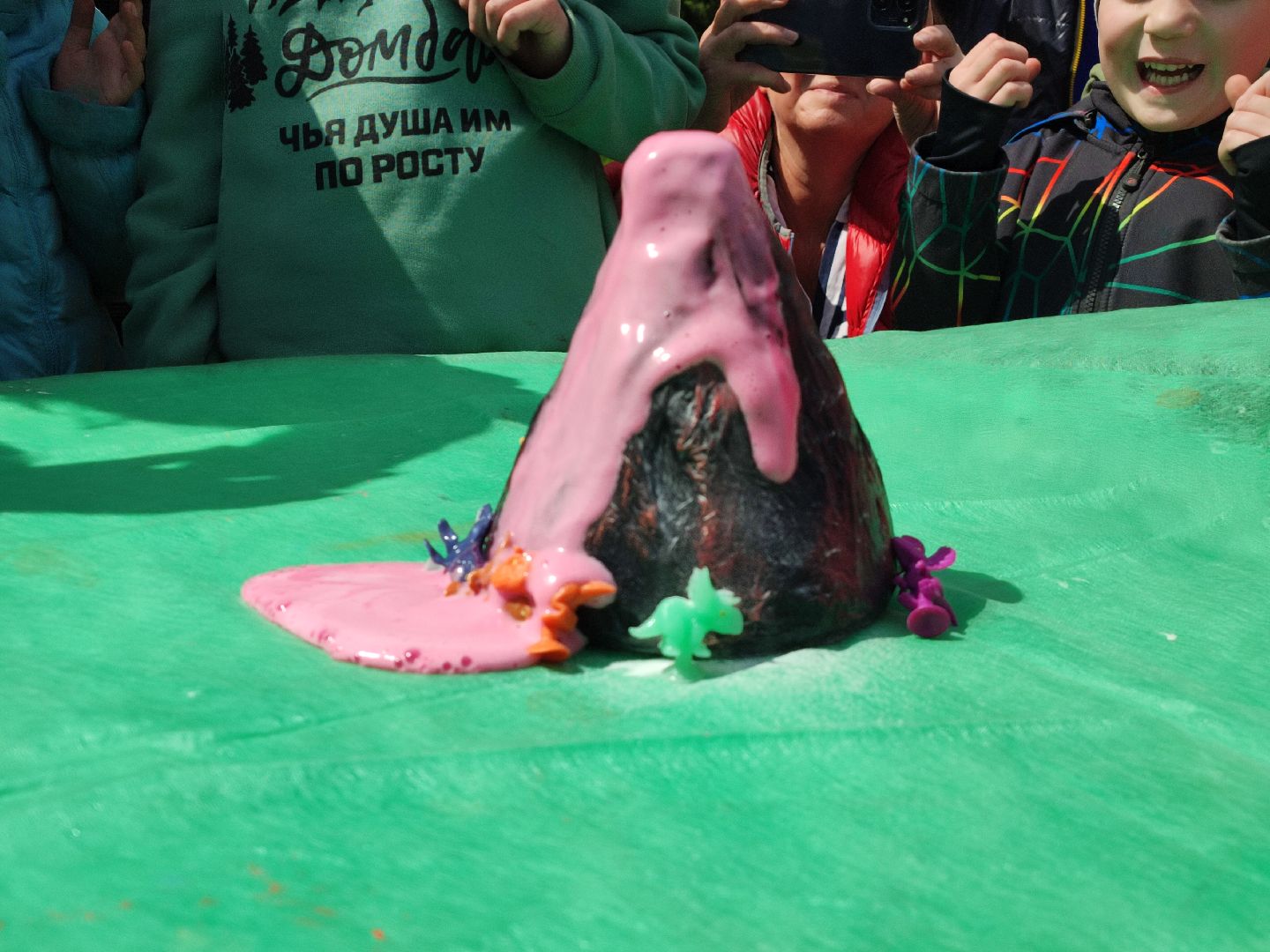 #вулкан, #лето, #паркпобеды, #талдом, #опыт