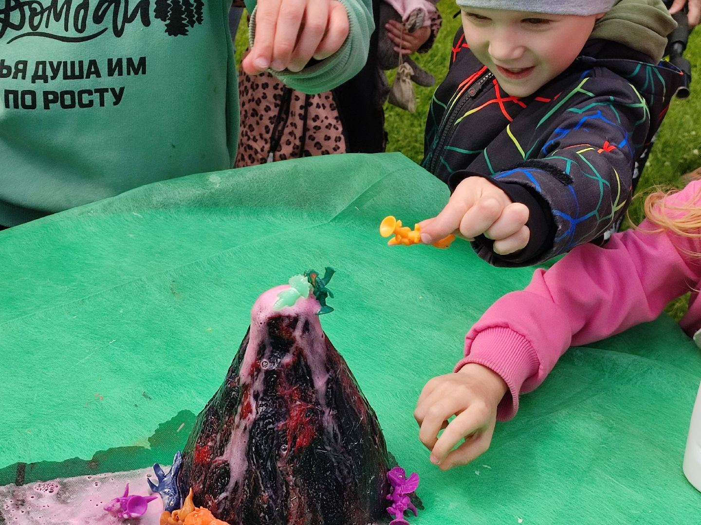 #вулкан, #лето, #паркпобеды, #талдом, #опыт