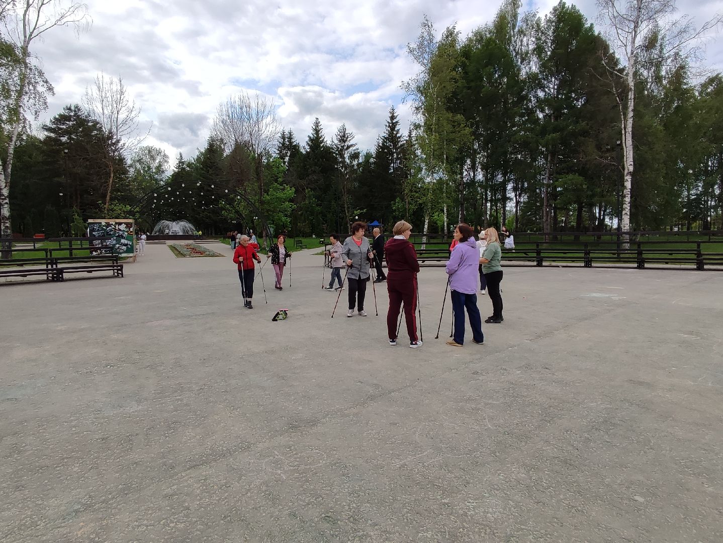 #активноедолголетие, #скандинавскаяходьба, #вместевеселошагать, #паркпобеды, #талдом