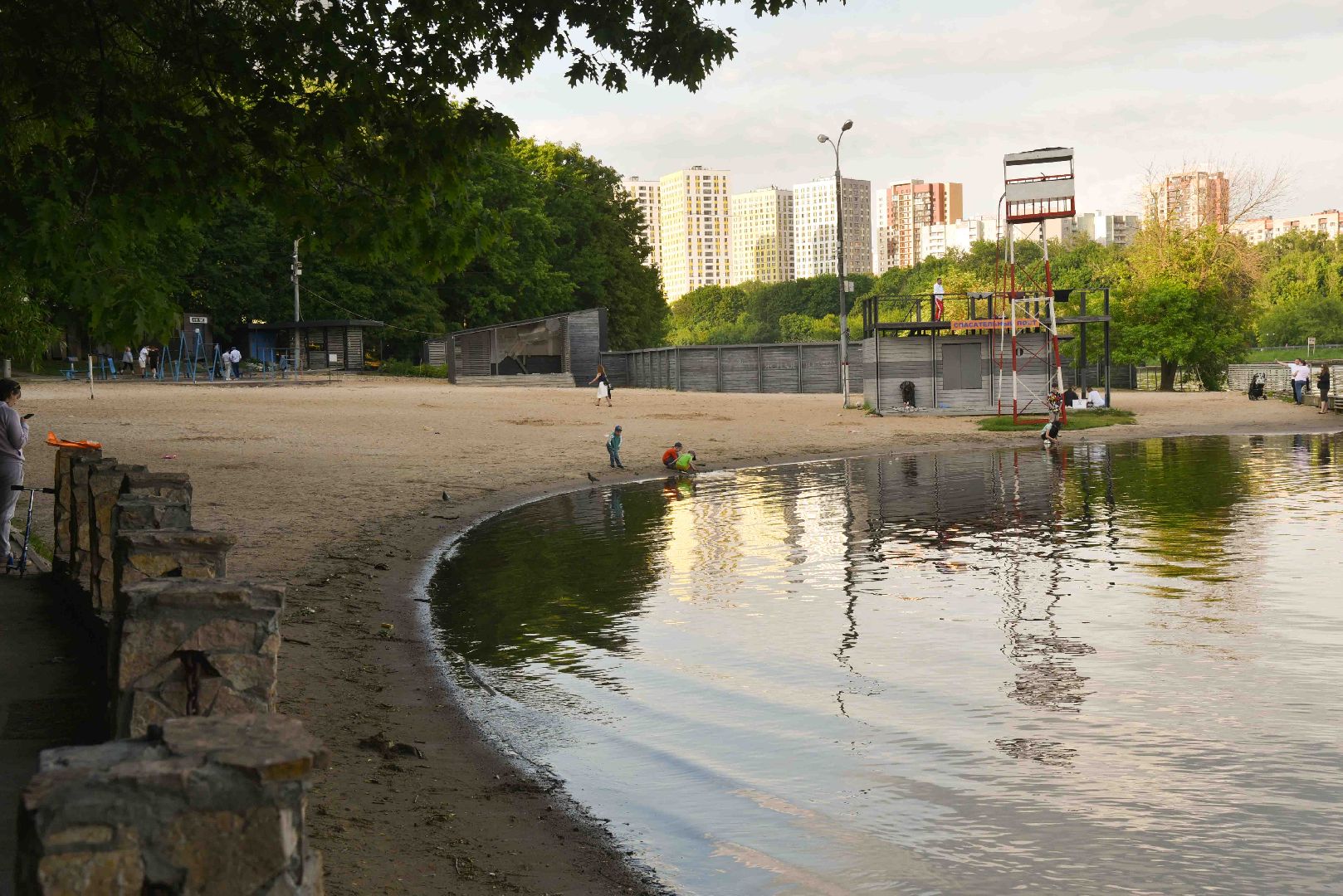 Химки, пляж, загар