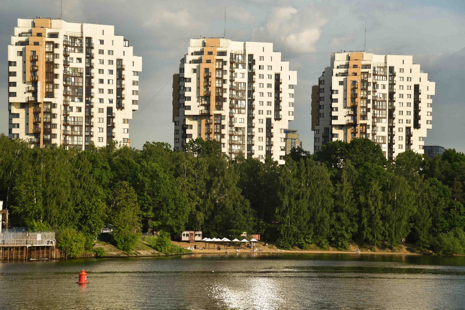Химки, пляж, загар