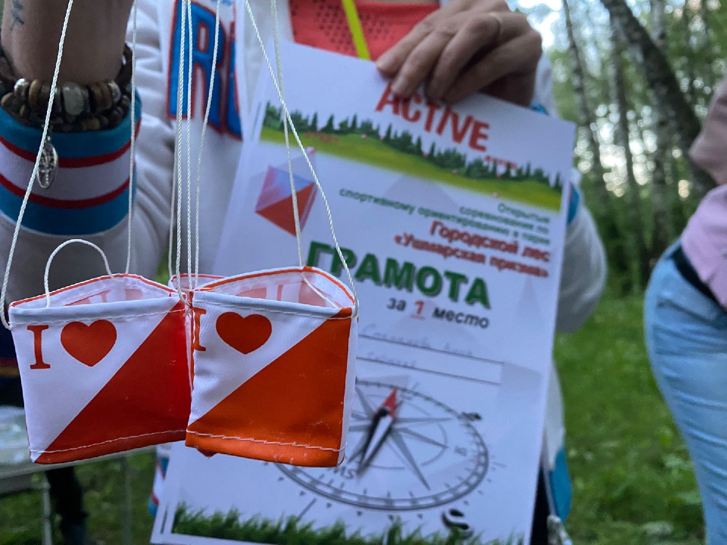 Домодедово, спортивное ориентирование, спорт, парк Городской лес, прогулка, карта, компас