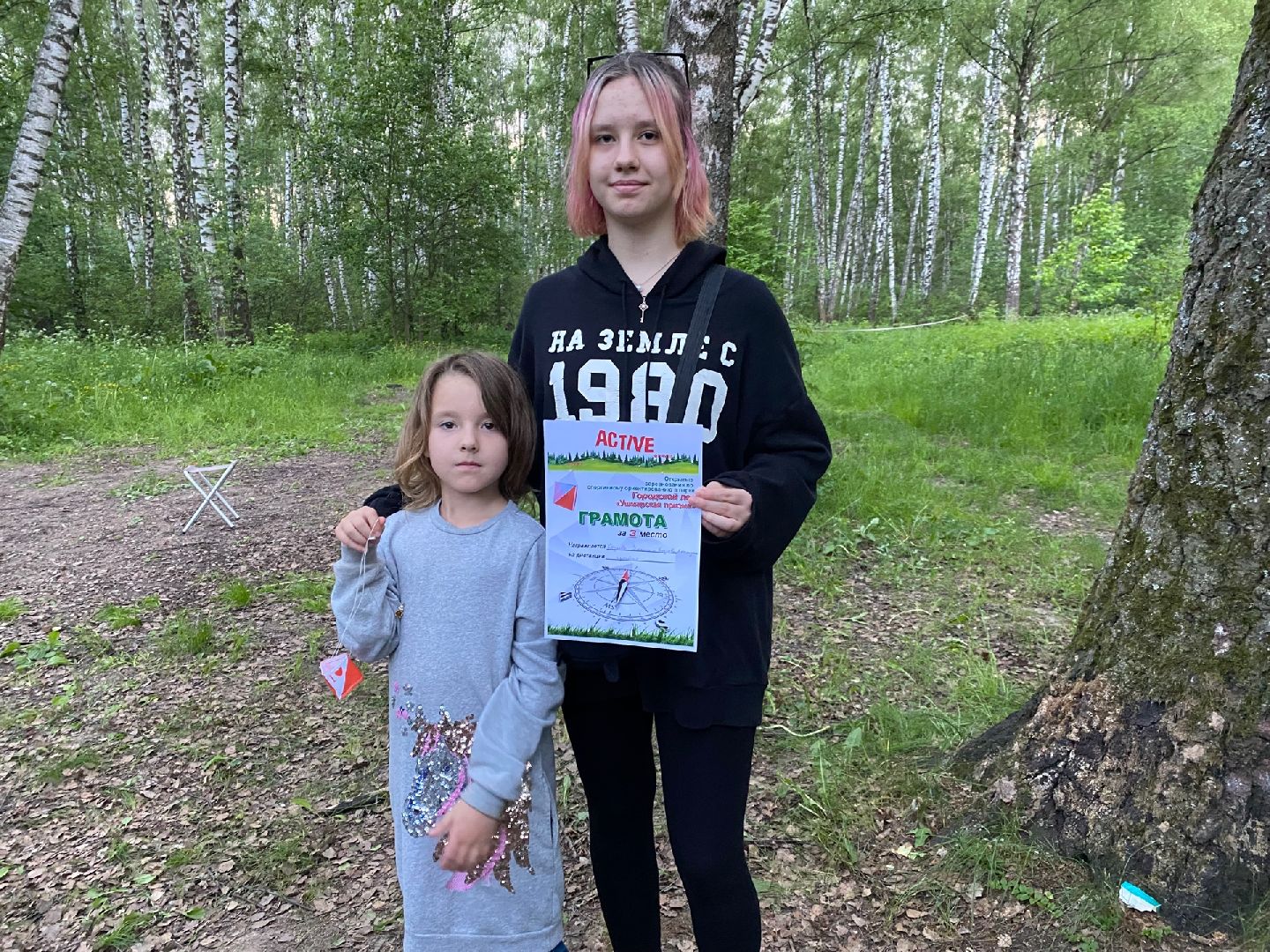 Домодедово, спортивное ориентирование, спорт, парк Городской лес, прогулка, карта, компас