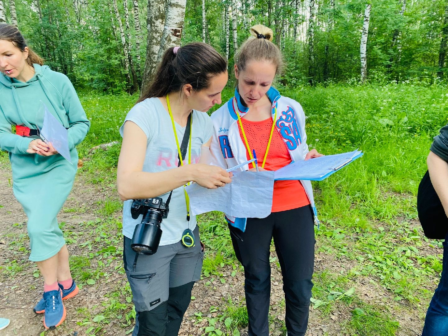 Домодедово, спортивное ориентирование, спорт, парк Городской лес, прогулка, карта, компас