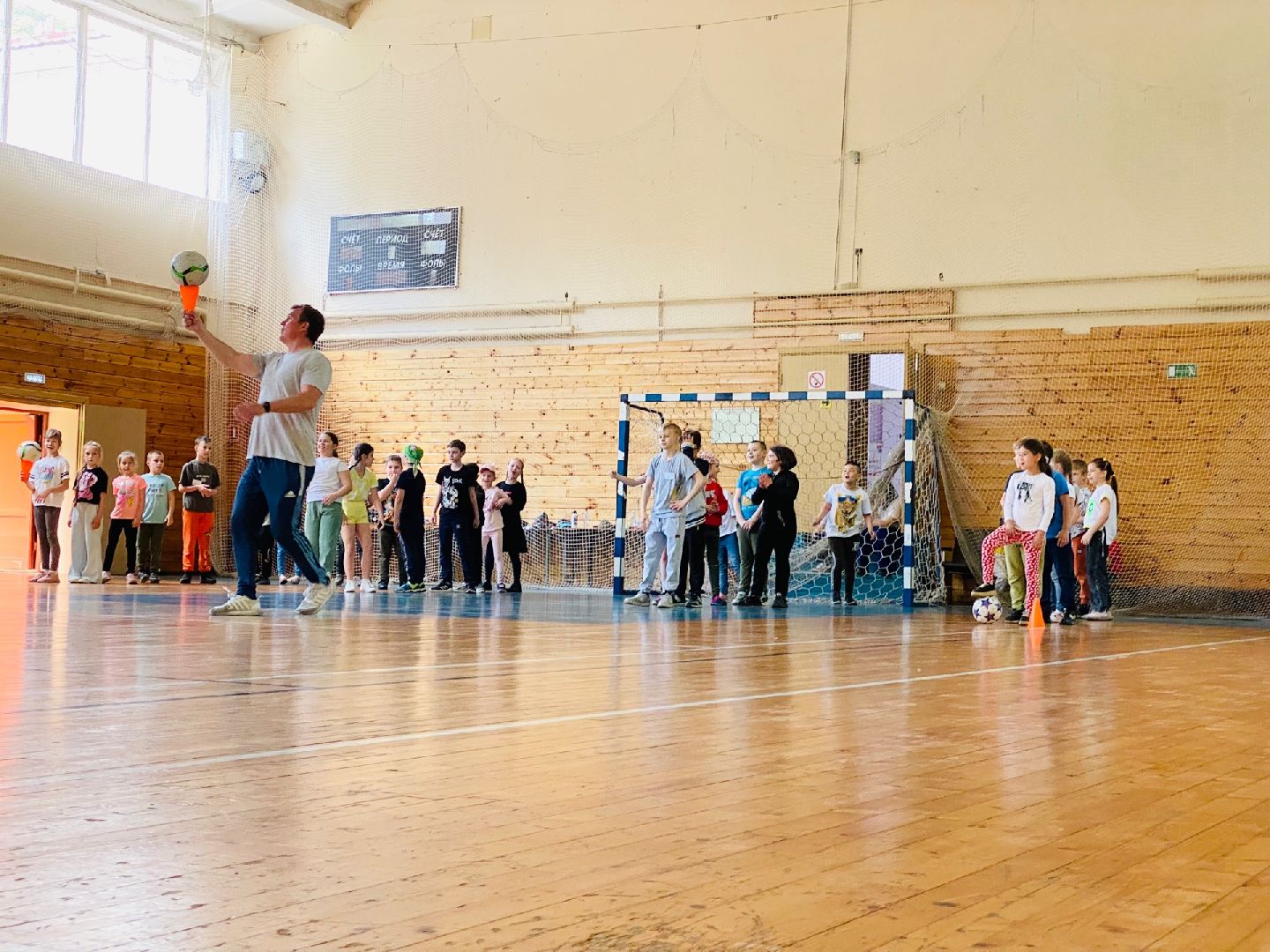 Домодедово, лагерь, спортзал, школа, лето, дети, каникулы